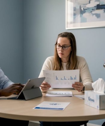 Diagnosis team reviews child developmental report