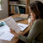 Parent reviewing special needs advocacy documents